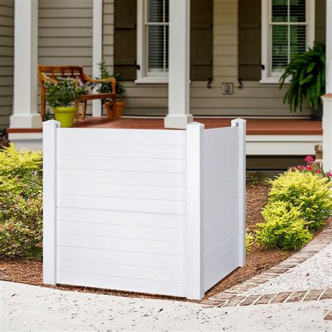 outdoor vinyl garbage can enclosures